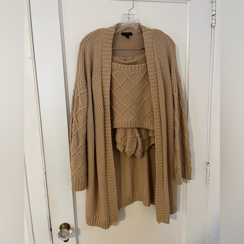 3 Piece Set! Caramel Current Air Knit Set Size S